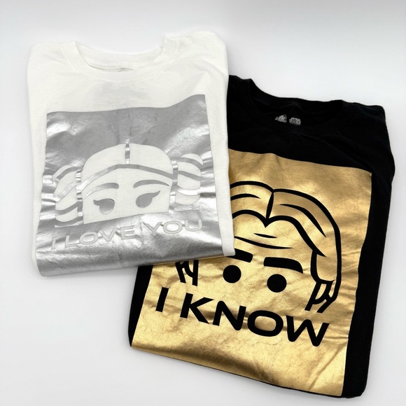 Disney Tops - Star Wars Lego Disney Couples Men's Women's I Love You I Know T Shirt Matching